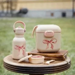 Lunch & Snack Box - Rosy Bow