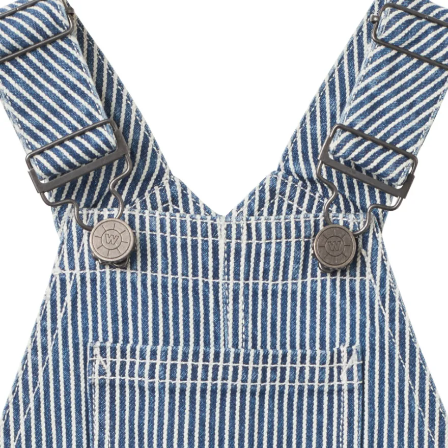 Lykke Hängselbyxor - Denim Stripe