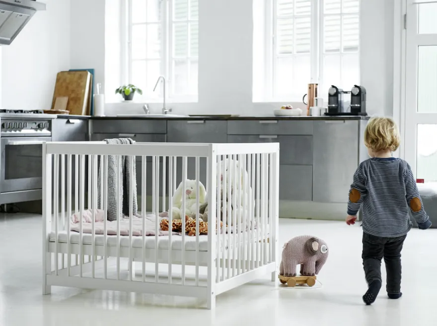 Madrass med hampa till lekhage, 3x80x86, vit