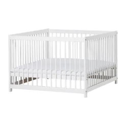 Madrass med hampa till lekhage, 3x80x86, vit