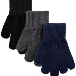 Magiska Handskar 3-pack - Blue Nights/Antrazite/Black