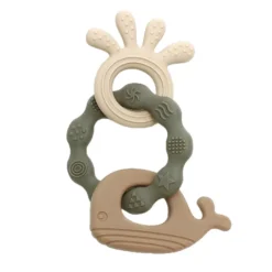 Magni Bitleksak Val Silikon - Green/Beige
