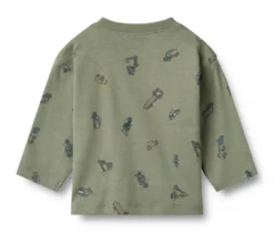 Malthe Långärmad T-Shirt - Dusty green cars