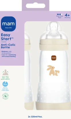 Mam Easy Start Anti-Colic 320ml Nappflaska 2st - Neutral