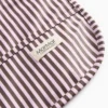 MarMar Copenhagen Apron Långärmad Haklapp - Pink Brown Stripes