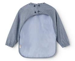 MarMar Copenhagen Apron Långärmad Haklapp - Blue Stripes