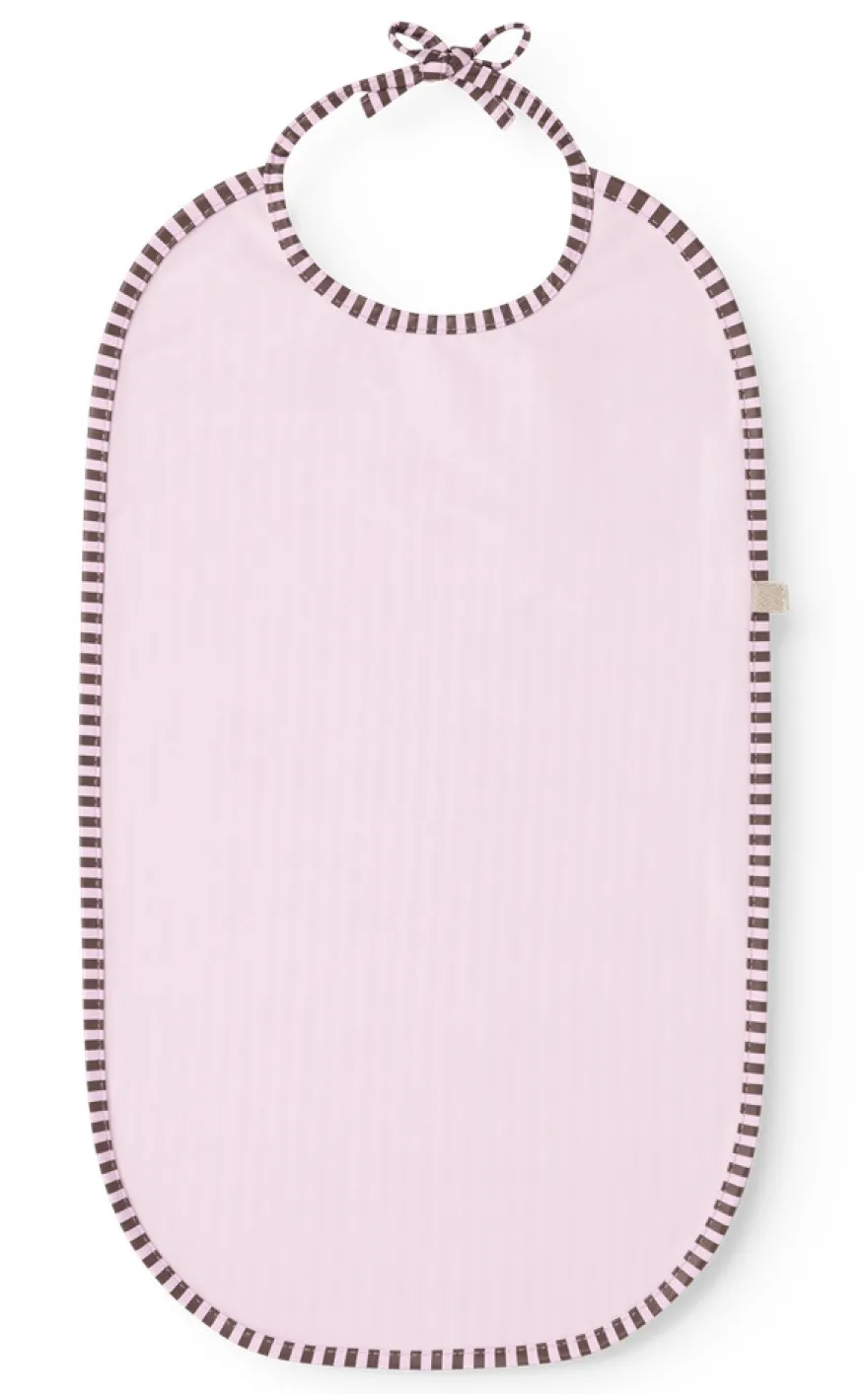 MarMar Copenhagen Bib Haklapp - Pink Brown Stripes