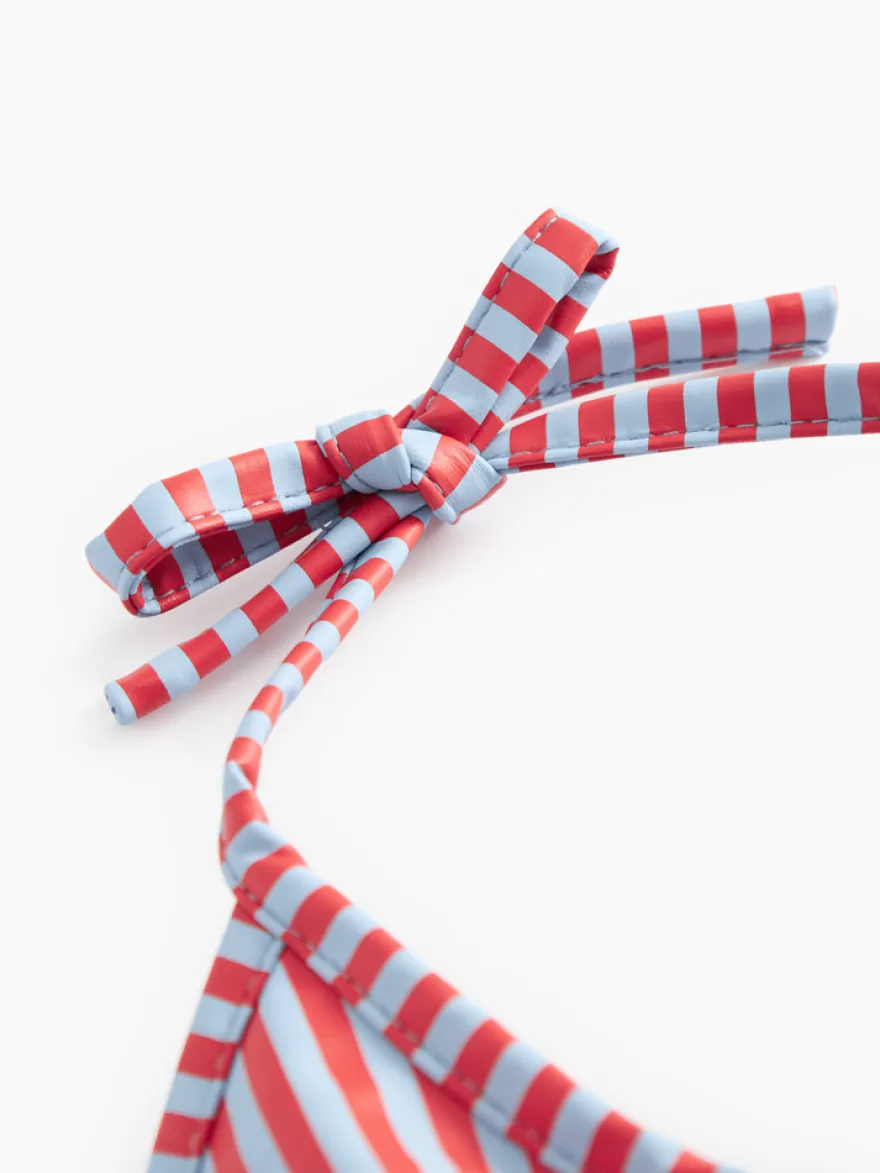 MarMar Copenhagen Bib Haklapp - Blue Red Stripes
