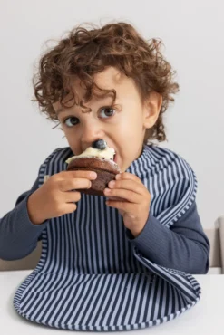 MarMar Copenhagen Bib Haklapp - Blue Stripes