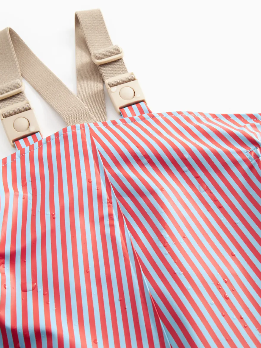 MarMar Copenhagen Oddy Regnset - Blue Red Stripes