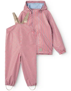 MarMar Copenhagen Oddy Regnset - Blue Red Stripes