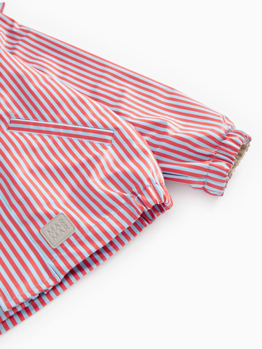 MarMar Copenhagen Oddy Regnset - Blue Red Stripes