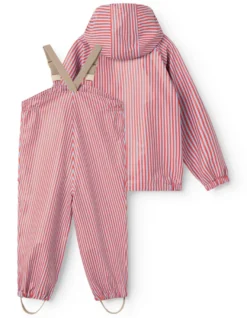 MarMar Copenhagen Oddy Regnset - Blue Red Stripes