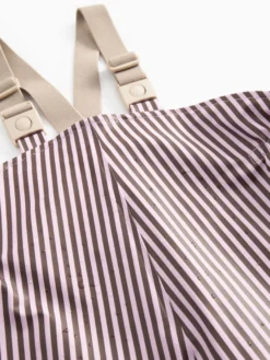 MarMar Copenhagen Oddy Regnset - Pink Brown Stripes
