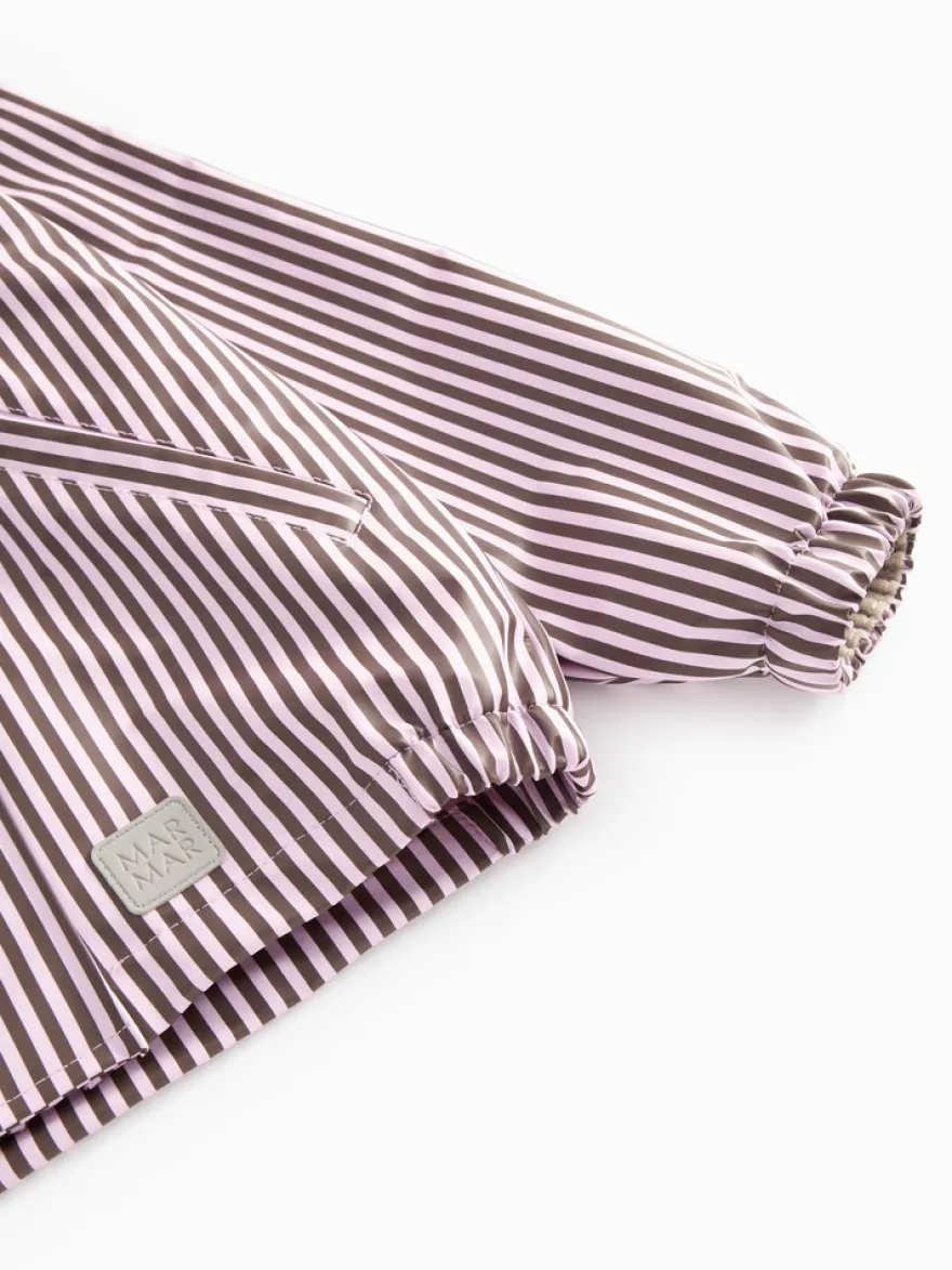 MarMar Copenhagen Oddy Regnset - Pink Brown Stripes