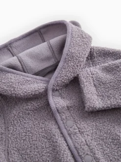 MarMar Copenhagen Olini Teddyjacka - Purple Suede