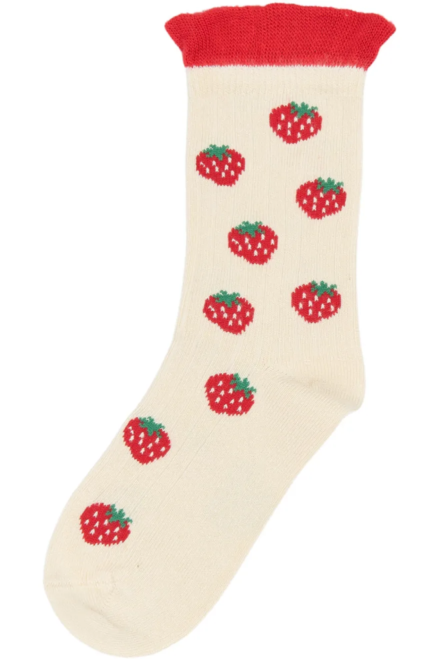 Marry Bamboo Strumpor 3-pack - Cherry Tomato