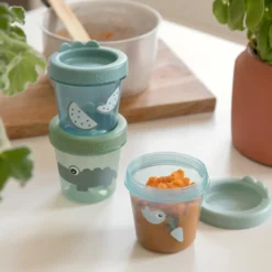 Matlådor 3-pack Croco - Green