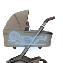 Maxi-Cosi Fame Duovagn inkl. Pebble 360 Pro 2 Babyskydd Med Bas - Twillic Truffle