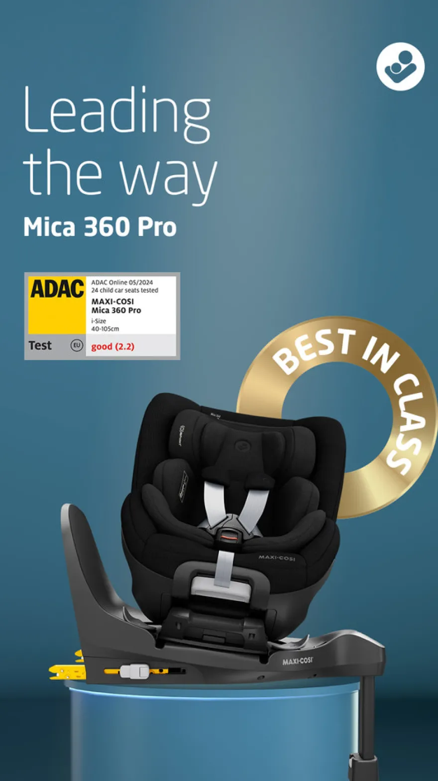 Maxi-Cosi Mica 360 Pro Bilbarnstol - Authentic Black