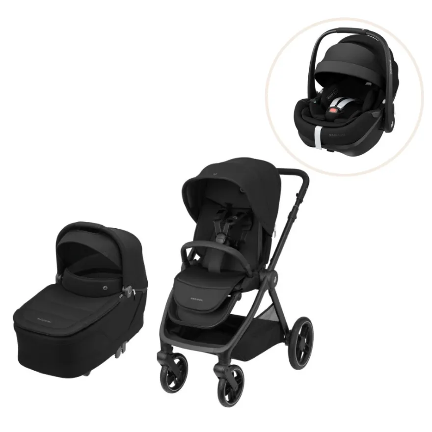 Maxi-Cosi Oxford Plus Barnvagn Inkl. Pebble 360 Pro - Twillic Black