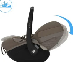 Maxi-Cosi Pebble Slide Pro Babyskydd - Oak Truffle