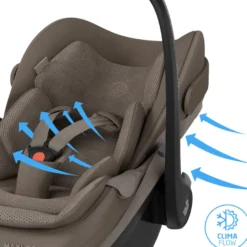 Maxi-Cosi Pebble Slide Pro Babyskydd - Oak Truffle