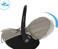 Maxi-Cosi Pebble Slide Pro Babyskydd - Sapphire Sand