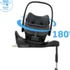 Maxi-Cosi Pebble Slide Pro Babyskydd - Moon Graphite