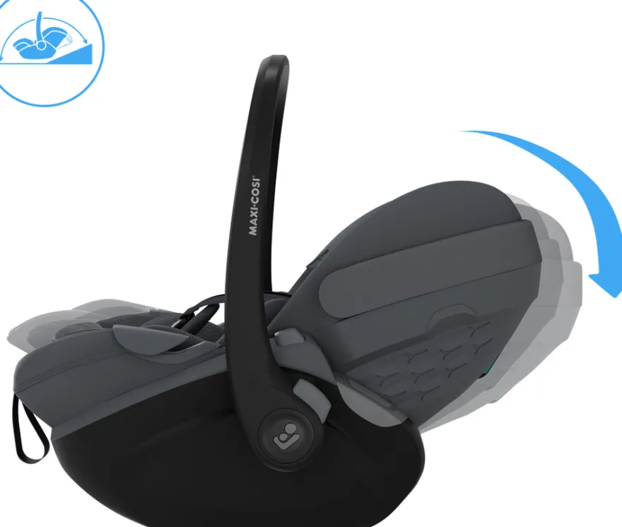 Maxi-Cosi Pebble Slide Pro Babyskydd - Moon Graphite