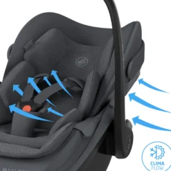 Maxi-Cosi Pebble Slide Pro Babyskydd - Moon Graphite
