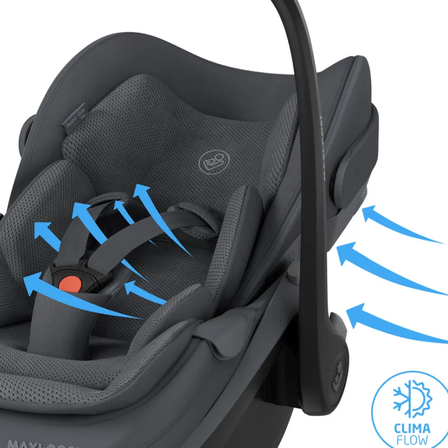 Maxi-Cosi Pebble Slide Pro Babyskydd - Moon Graphite