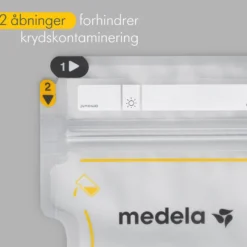 Medela Easy Pour Förvaringspåsar Till Bröstmjölk - 50 st