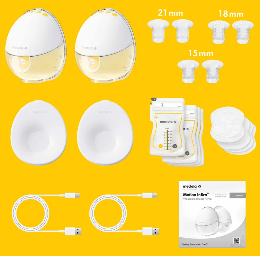 Medela Motion InBra Bärbar Bröstpump Dubbel