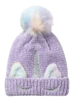 Metea strikket beanie - PASTELLILA