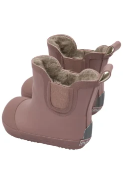 Mikk-Line Barefoot Vintergummistövlar Korta - Twilight Mauve
