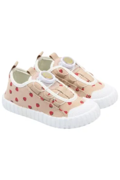 Mikk-Line Canvas Sneakers - Strawberry
