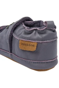 Mikk-Line Läderslippers 3D - Blackberry