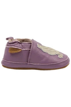 Mikk-Line Läderslippers – 3D - Dove