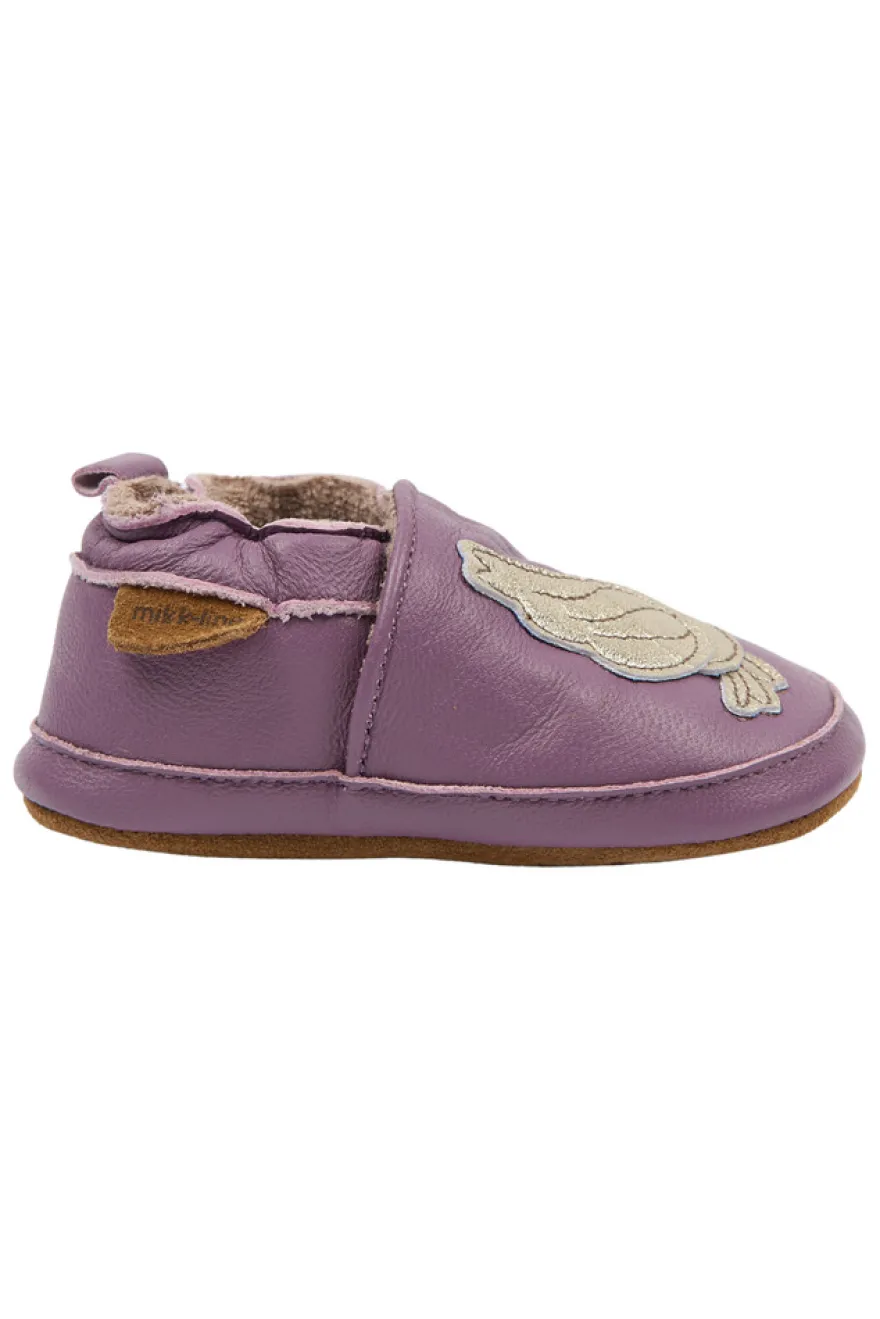 Mikk-Line Läderslippers – 3D - Dove