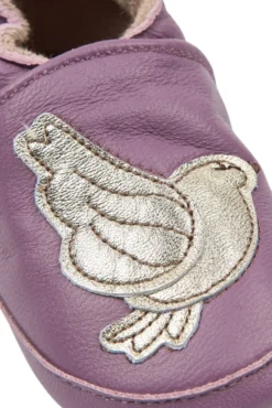 Mikk-Line Läderslippers – 3D - Dove