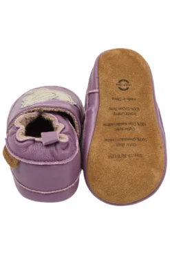 Mikk-Line Läderslippers – 3D - Dove