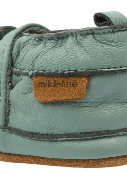 Mikk-Line Lädertofflor Dino - Green Milie