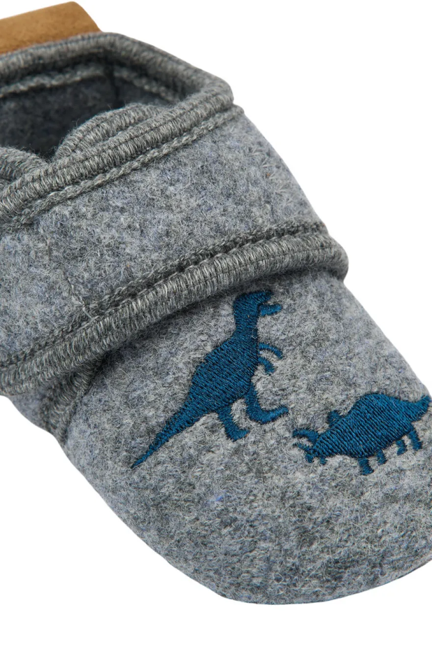Mikk-Line Lära-gå-skor Ull - Dino