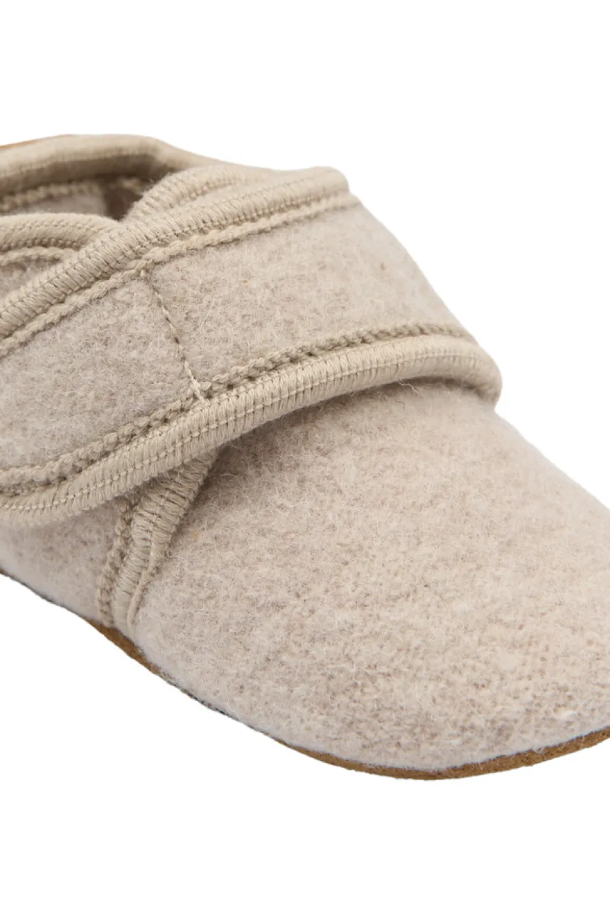Mikk-Line Lära-gå-skor Ull - Off White