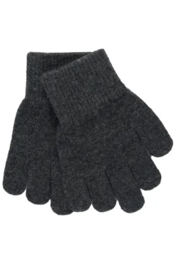 Mikk-Line Magiska Handskar, 3-pack Med Lurex - Rose Melange-Melange Denver-Dark Gray Melange