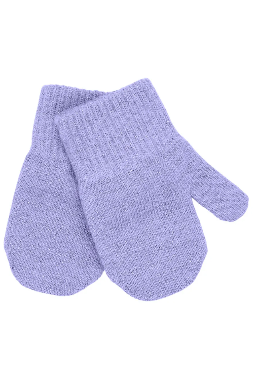 Mikk-Line Magiska Vantar, 3-Pack Med Lurex - Plum Perfect-Catawaba Grape-Purple Sage