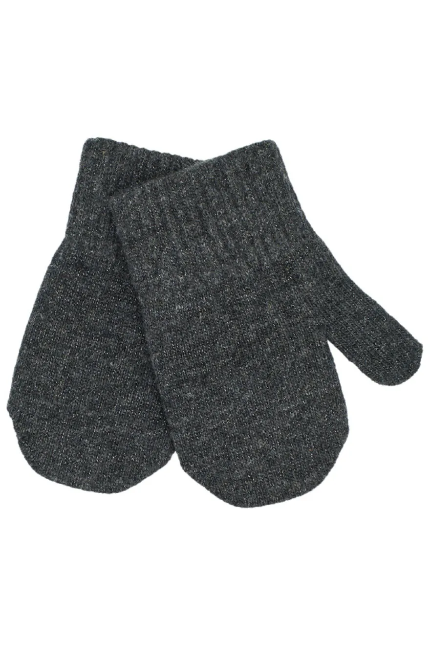 Mikk-Line Magiska Vantar, 3-Pack Med Lurex - Rose Melange-Melange Denver-Dark Gray Melange