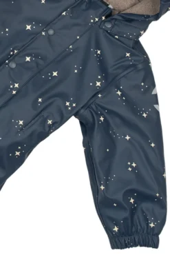 Mikk-Line Regnoverall M. Fleece - Star Sky