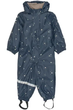 Mikk-Line Regnoverall M. Fleece - Star Sky